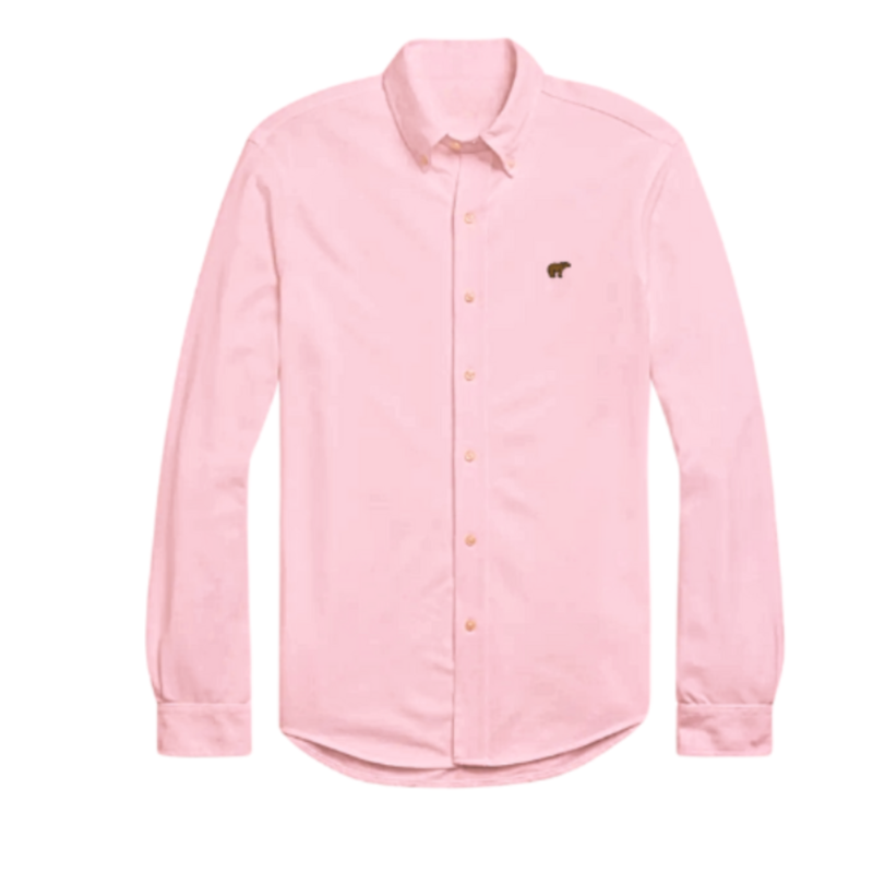 Camisa Rosada bordada