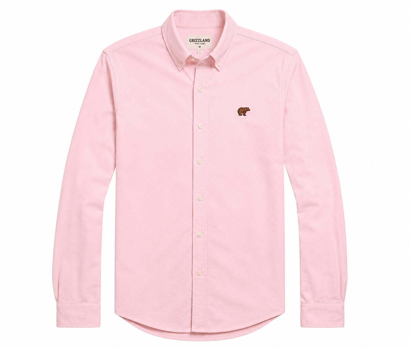 Camisa Rosada bordada