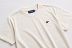 Camiseta bordada bear blanca