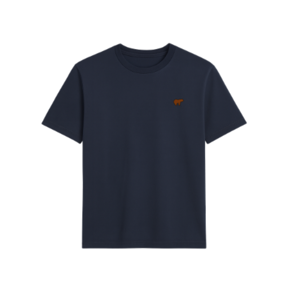 Tee bordada bear Navy